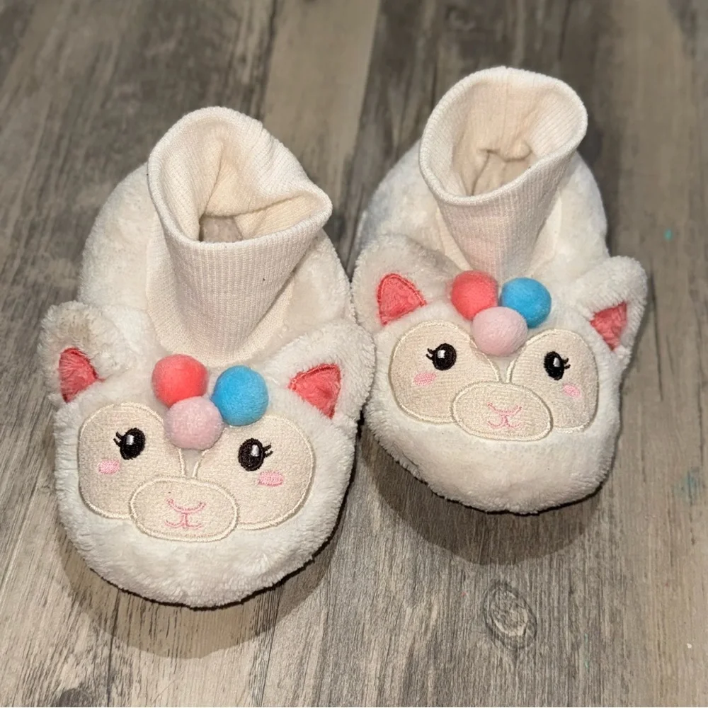 ☀️6/$20☀️ Colorful Alpaka Toddler Slippers